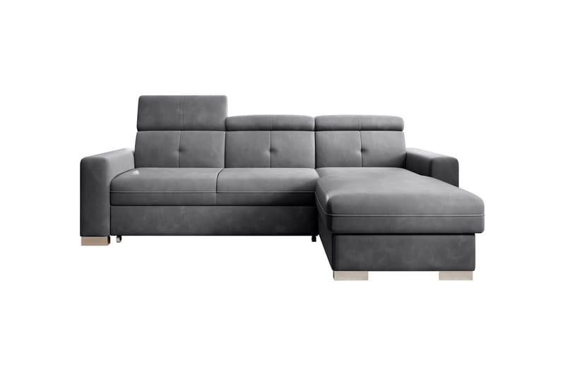 Sovesofa m. Divan Hazara med Oppbevaring 3-seter - Mørkegrå - Møbler - Sofaer - Sovesofaer - Sovesofa divan