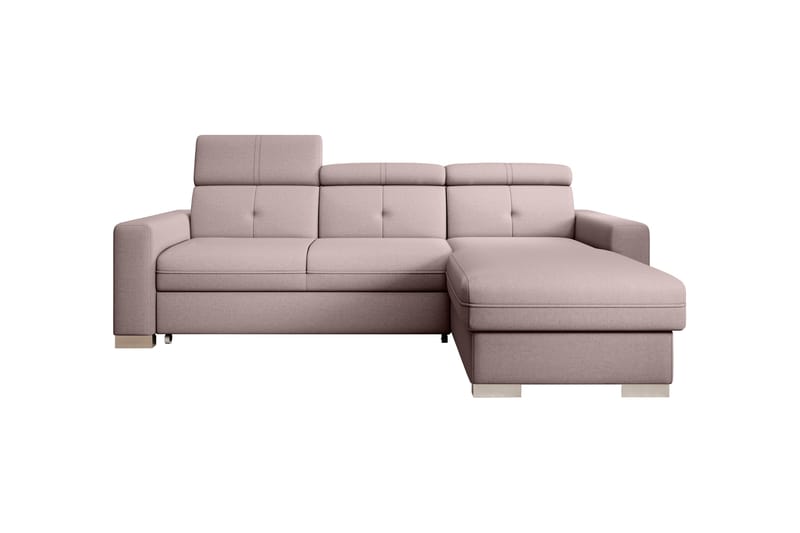 Sovesofa m. Divan Hazara med Oppbevaring 3-seter - Rosa - Sovesofa divan