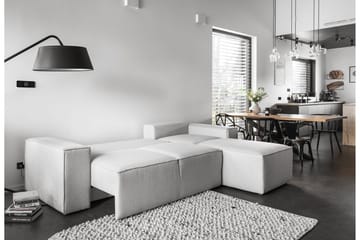 Sovesofa m. Divan Kandari med Oppbevaring - Mørkegrå - Møbler - Sofaer - Sovesofaer - Sovesofa divan