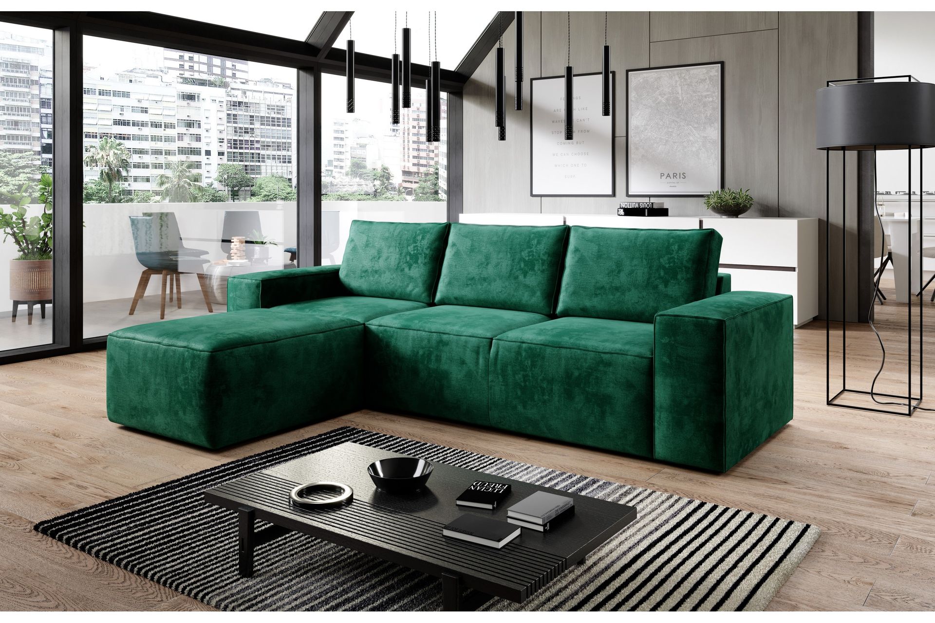 Sovesofa m. Divan Kandari med Oppbevaring - Turkis - Møbler - Sofaer - Sovesofaer - Sovesofa divan