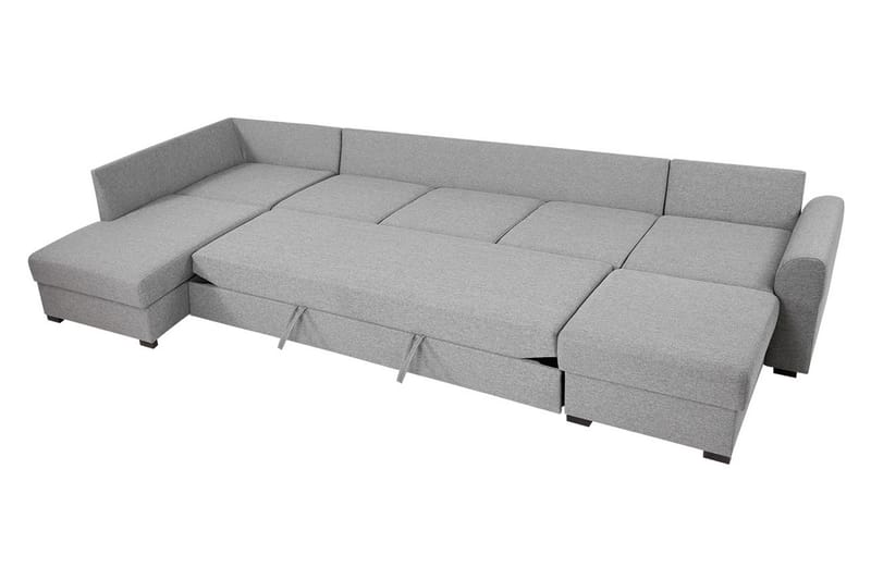 Sovesofa m. Divan og sjeselong Dargina - Sovesofa divan