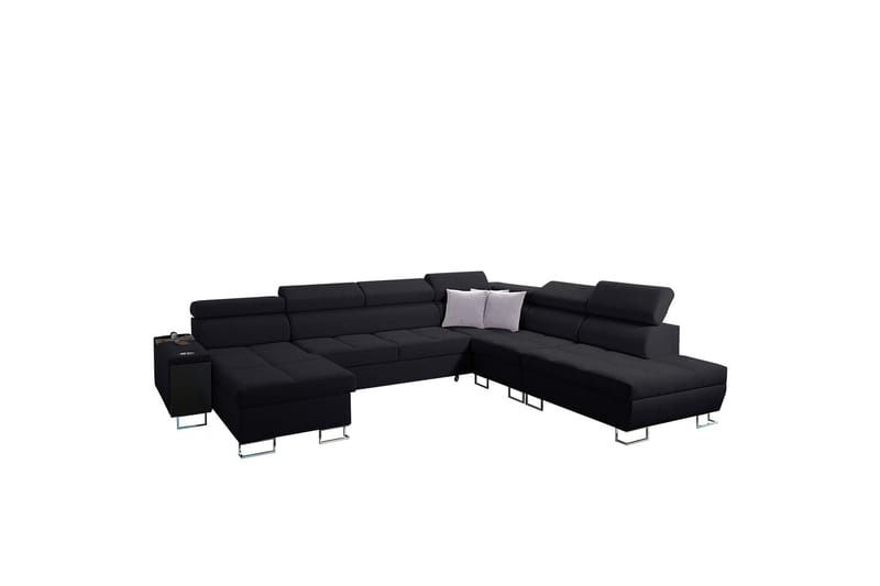 Sovesofa m. Divan og sjeselong Torretta - Sovesofa divan