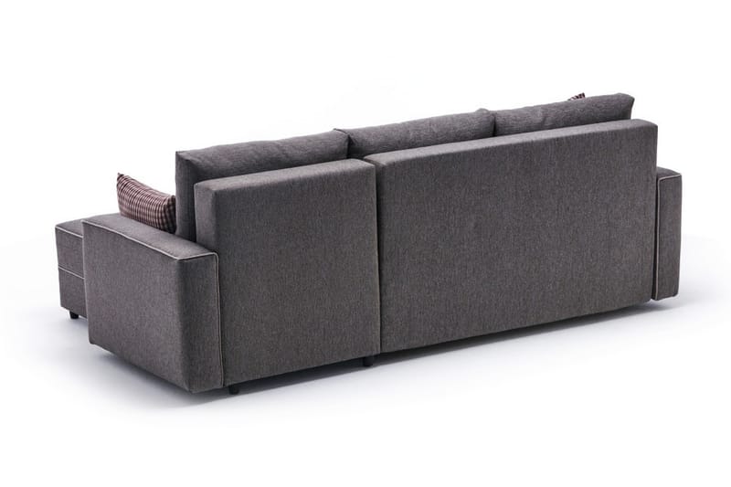 Sovesofa m. Divan Windwhistle 4-seters 200x150 - Brun - Sovesofa divan