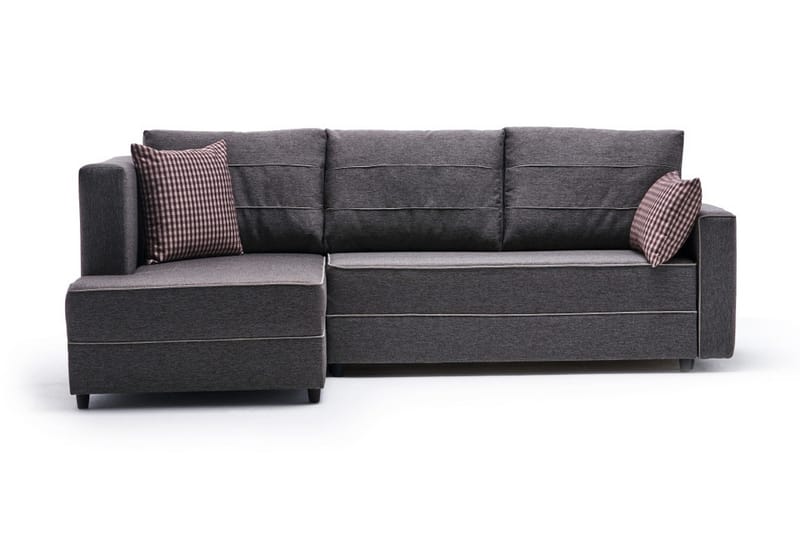 Sovesofa m. Divan Windwhistle 4-seters 200x150 - Brun - Sovesofa divan