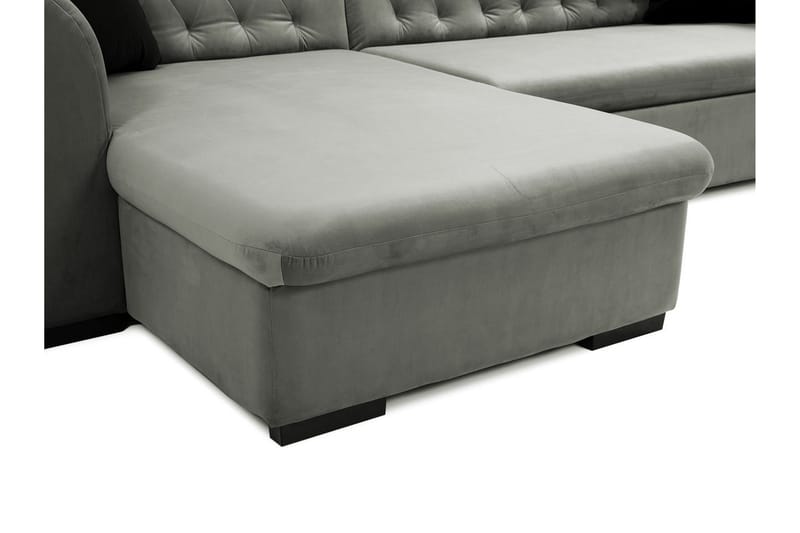 Sovesofa med divan - Blå - Sovesofa divan