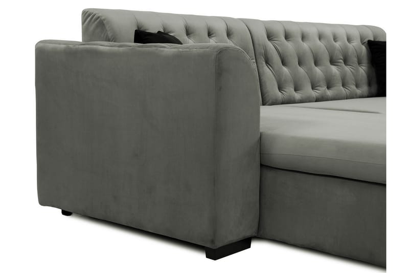 Sovesofa med divan - Blå - Sovesofa divan