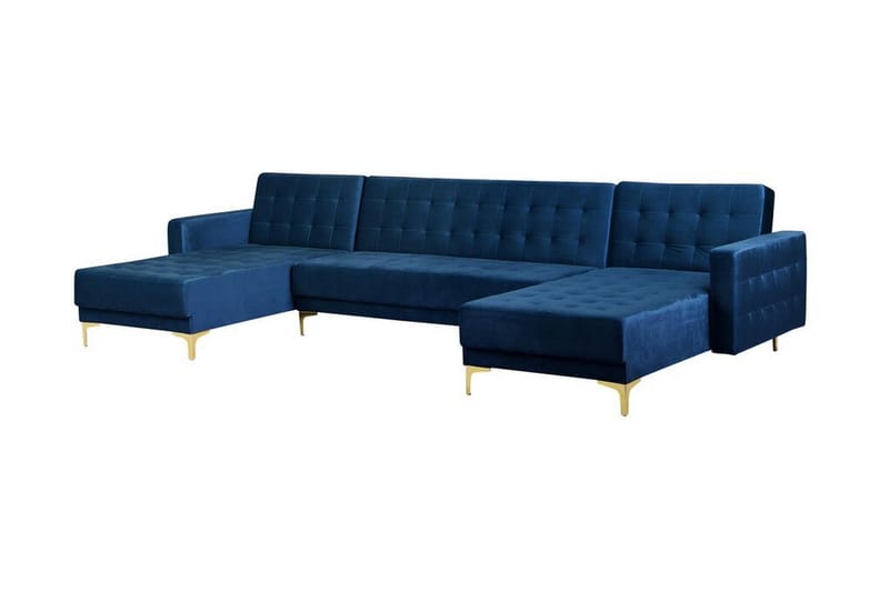 Sovesofa Westerleigh med Divan - Blå - U sovesofa - Sovesofa divan