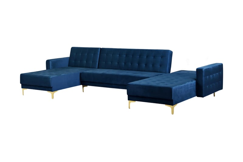 Sovesofa Westerleigh med Divan - Blå - U sovesofa - Sovesofa divan