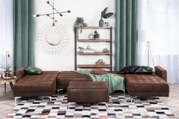 Sovesofa Westerleigh med Divan - Brun - Møbler - Sofaer - Sovesofaer - Sovesofa divan