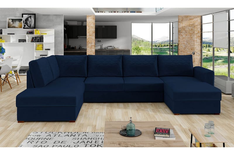 Taberk Sovesofa m. Divan og Sjeselong - Møbler - Sofaer - Sovesofaer - Sovesofa divan