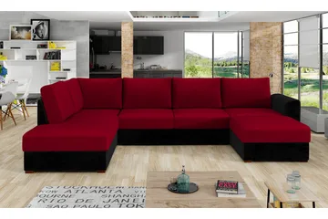 Taberk Sovesofa m. Divan og Sjeselong - Møbler - Sofaer - Sovesofaer - Sovesofa divan