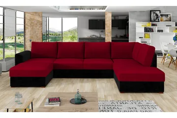 Taberk Sovesofa m. Divan og Sjeselong - Møbler - Sofaer - Sovesofaer - Sovesofa divan