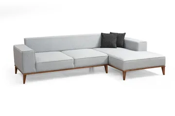 Thrill Sovesofa med Divan Høyre - Grå - Møbler - Sofaer - Sovesofaer - Sovesofa divan