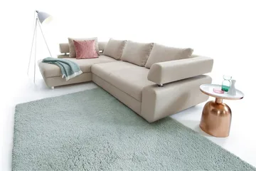 Tiffany L-Sovesofa Venstre - Beige - Møbler - Sofaer - Sovesofaer - Sovesofa divan