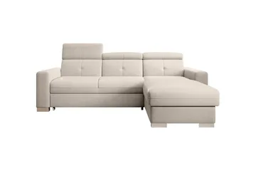 Trent Sovesofa m. Divan med Oppbevaring 3-seter - Beige - Møbler - Sofaer - Sovesofaer - Sovesofa divan