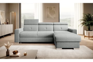 Trent Sovesofa m. Divan med Oppbevaring 3-seter - Grå - Møbler - Sofaer - Sovesofaer - Sovesofa divan