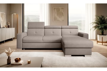 Trent Sovesofa m. Divan med Oppbevaring 3-seter - Grå - Møbler - Sofaer - Sovesofaer - Sovesofa divan