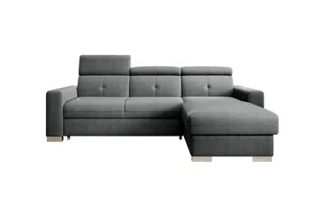 Trent Sovesofa m. Divan med Oppbevaring 3-seter - Grå - Møbler - Sofaer - Sovesofaer - Sovesofa divan
