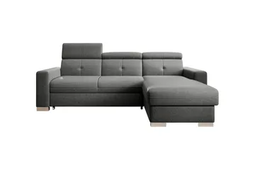 Trent Sovesofa m. Divan med Oppbevaring 3-seter - Grå - Møbler - Sofaer - Sovesofaer - Sovesofa divan