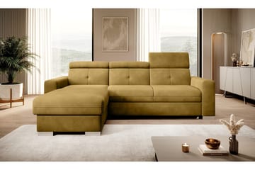 Trent Sovesofa m. Divan med Oppbevaring 3-seter - Gul - Møbler - Sofaer - Sovesofaer - Sovesofa divan