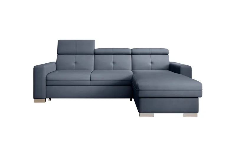 Trent Sovesofa m. Divan med Oppbevaring 3-seter - Mørkeblå - Møbler - Sofaer - Sovesofaer - Sovesofa divan