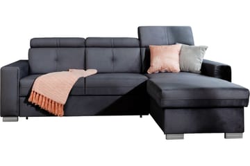 Trent Sovesofa m. Divan med Oppbevaring 3-seter - Mørkegrå - Møbler - Sofaer - Sovesofaer - Sovesofa divan