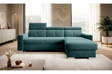 Trent Sovesofa m. Divan med Oppbevaring 3-seter - Mørkegrønn - Møbler - Sofaer - Sovesofaer - Sovesofa divan