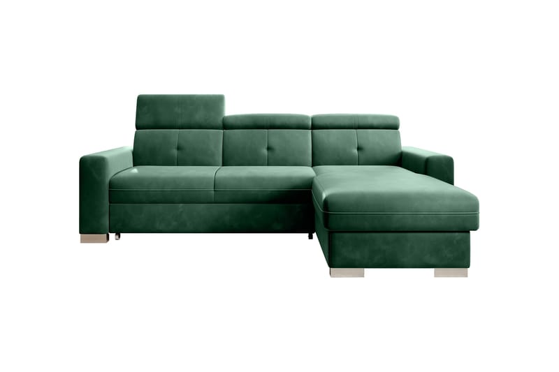 Trent Sovesofa m. Divan med Oppbevaring 3-seter - Mørkegrønn - Møbler - Sofaer - Sovesofaer - Sovesofa divan
