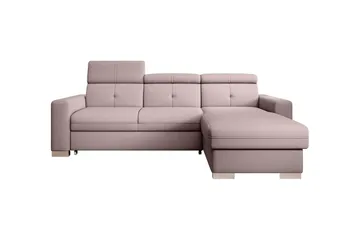 Trent Sovesofa m. Divan med Oppbevaring 3-seter - Rosa - Møbler - Sofaer - Sovesofaer - Sovesofa divan