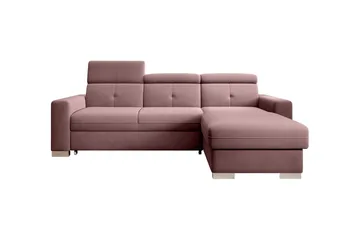 Trent Sovesofa m. Divan med Oppbevaring 3-seter - Rosa - Møbler - Sofaer - Sovesofaer - Sovesofa divan