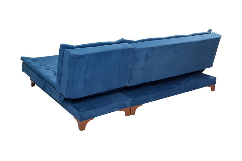 Turso Sovesofa med Divan Høyre - Blå - Møbler - Sofaer - Sovesofaer - Sovesofa divan