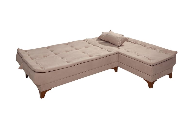 Turso Sovesofa med Divan Høyre - Brun - Møbler - Sofaer - Sovesofaer - Sovesofa divan