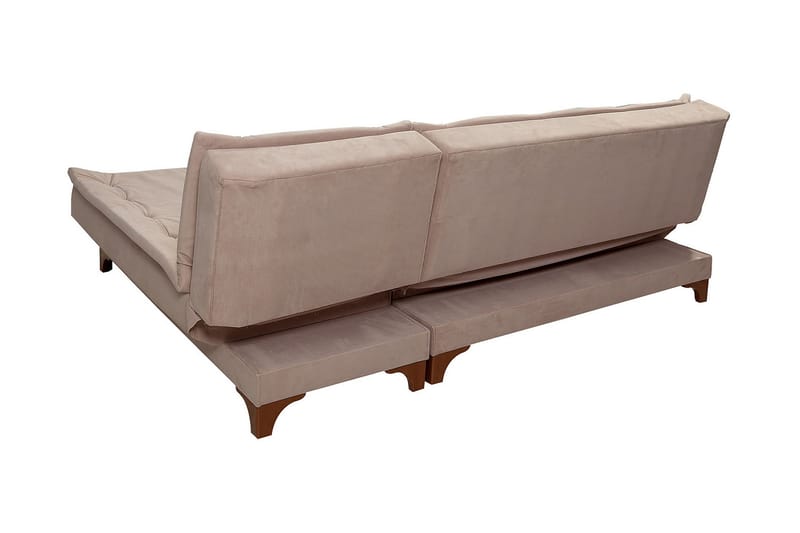 Turso Sovesofa med Divan Høyre - Brun - Møbler - Sofaer - Sovesofaer - Sovesofa divan