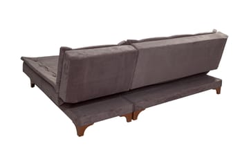 Turso Sovesofa med Divan Høyre - Grå - Møbler - Sofaer - Sovesofaer - Sovesofa divan