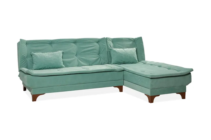 Turso Sovesofa med Divan Høyre, Grønn