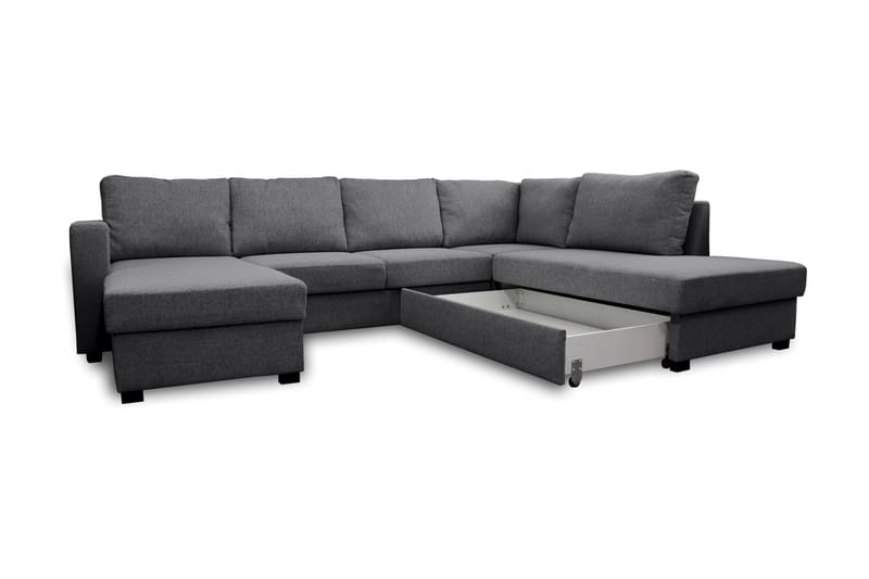 U-Sovesofa Achillea Grå - Høyre - Sovesofa divan