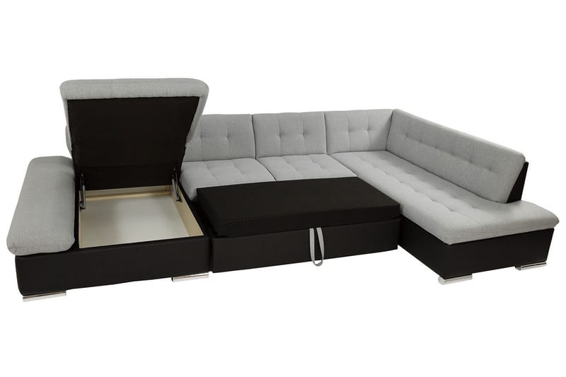 U-sovesofa Bergen 345x205x77 cm - Skinnsofaer - Sovesofa divan