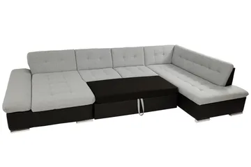 U-sovesofa Bergen 345x205x77 cm - Møbler - Sofaer - Sovesofaer - Sovesofa divan