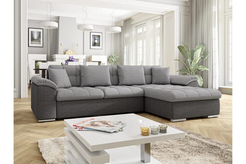U-sovesofa Diana 280x160x76 cm - Møbler - Sofaer - Sovesofaer - Sovesofa divan