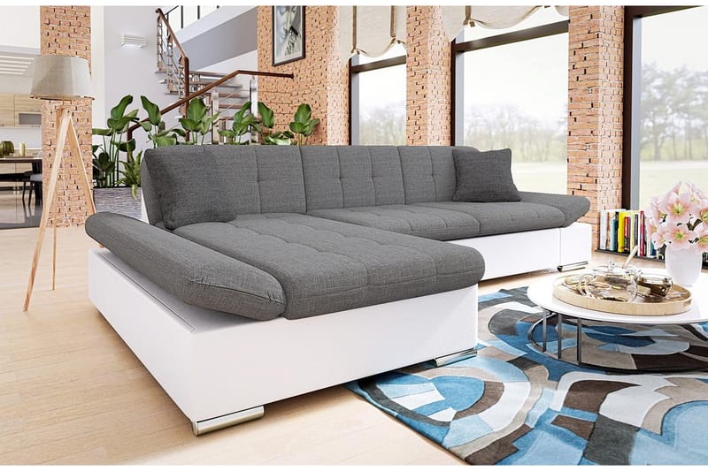 U-sovesofa Malwi 278x162x76 cm - Skinnsofaer - Sovesofa divan