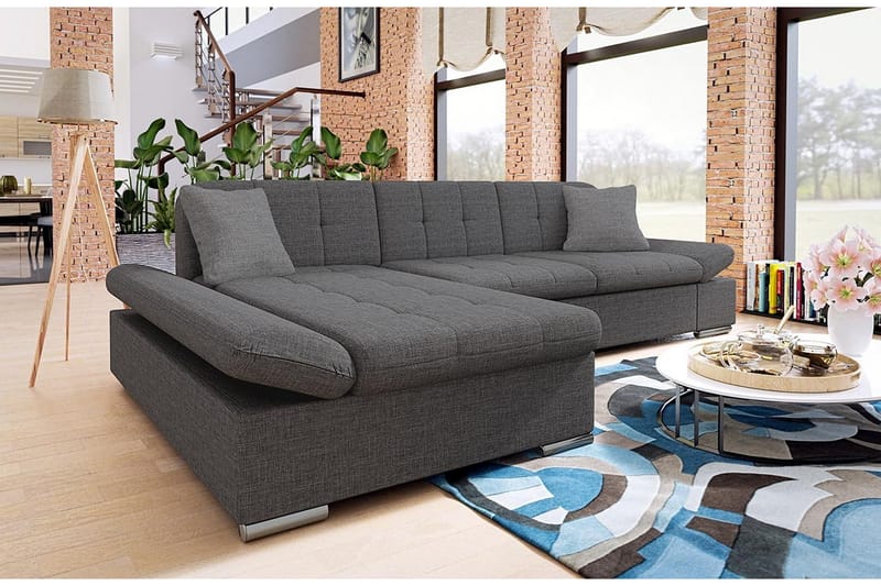 U-sovesofa Malwi 278x162x76 cm - Møbler - Sofaer - Sovesofaer - Sovesofa divan