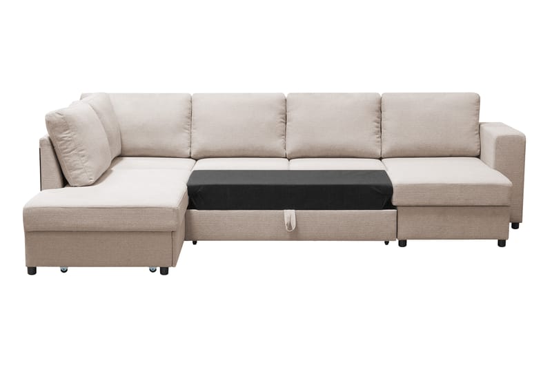 U-Sovesofa Mantova Venstre - Beige - Sovesofa divan