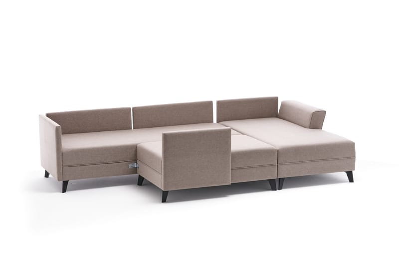 U- Sovesofa Sailaen - Beige - Møbler - Sofaer - Sovesofaer - Sovesofa divan