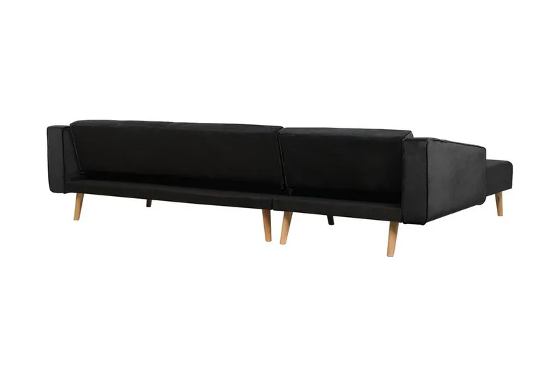 Vadso Hjørnesofa 303 cm - Svart - Møbler - Sofaer - Sovesofaer - Sovesofa divan