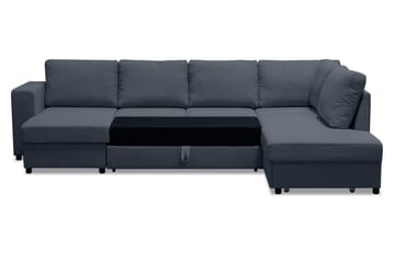 Verona U-sovesofa med Divan Venstre - Mørkegrå - Møbler - Sofaer - Sovesofaer - Sovesofa divan