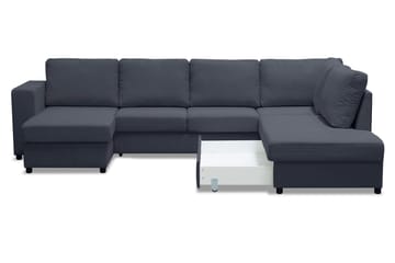 Verona U-sovesofa med Divan Venstre - Mørkegrå - Møbler - Sofaer - Sovesofaer - Sovesofa divan