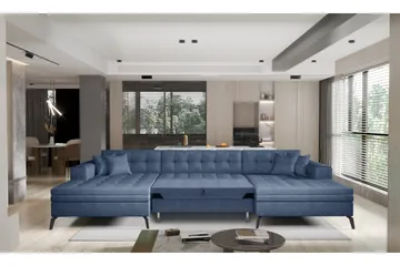 Vertizo Hjørnesofa - Turkis - Møbler - Sofaer - Sovesofaer - Sovesofa divan