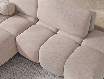 Vittario 3-seters boblete sovesofa med divan og oppbevaring, venstre - Xillar 20 - Møbler - Sofaer - Sovesofaer - Sovesofa divan