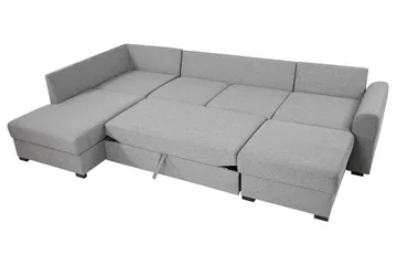 Wilma 6-seters Divan Høyre Sovesofa 305 cm - Grå - Møbler - Sofaer - Sovesofaer - Sovesofa divan