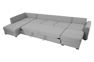 Wilma U-sovesofa Large Venstre - Svart - Møbler - Sofaer - Sovesofaer - Sovesofa divan